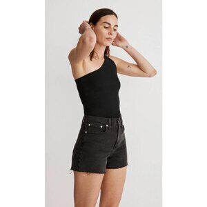 Madewell Curvy High-Rise Denim Shorts